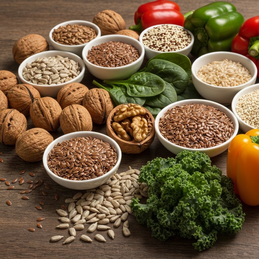 Energy-supporting foods and minerals